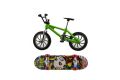 Skateboard prstový s kolem plast 10cm