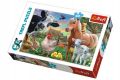 TEDDIES Puzzle Veselá farma zvířátka, 33 x 22 cm, 60 dílků