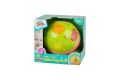 Míček pro nejmenší plast 15cm 18 zvuků na baterie se zvukem se světlem v krabičce
