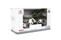 Zvířátka safari ZOO panda 10 cm, plast, 4 ks