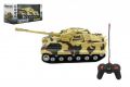 Tank RC plast 25 cm na baterie se zvukem se světlem