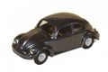 Kovap VW brouk, kovové auto, 11cm, tmavě šedivé, v krabičce