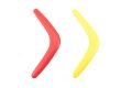 Boomerang plast 28 cm