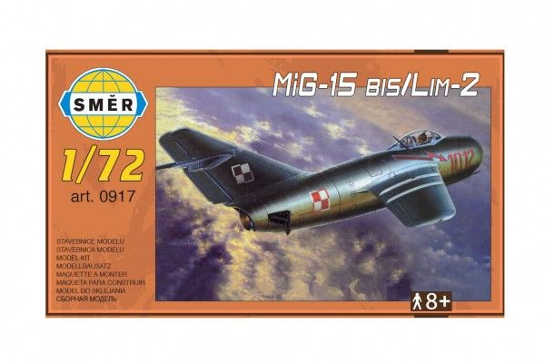Model MiG-15 bis/Lim-2  1:72 25 x 14 x 4 cm v krabici