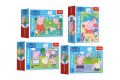 Minipuzzle 54 dílků Šťastný den Prasátka Peppy/Peppa Pig 