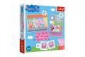 Teddies Prasátko Peppa - 2 x puzzle a pexeso