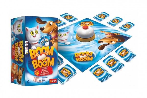 Společenská hra Boom Boom Psi a kočky, od 6 let.
