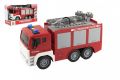 Hasičské auto stříkací vodu v krabici - 35 x 21 x 14 cm