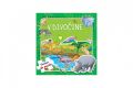 Puzzle kniha V divočine 17x17cm 6x9 dielikov SK verze