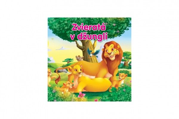 Kniha Zvieratá v džungli SK verzia 18 x 18 cm