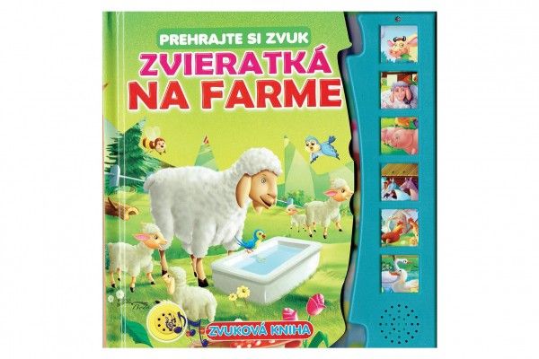 Zvuková kniha Zvieratká na farme SK verzia 20x20cm