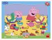 Puzzle deskové Peppa Pig si hraje 12 dílků 37 x 29 cm