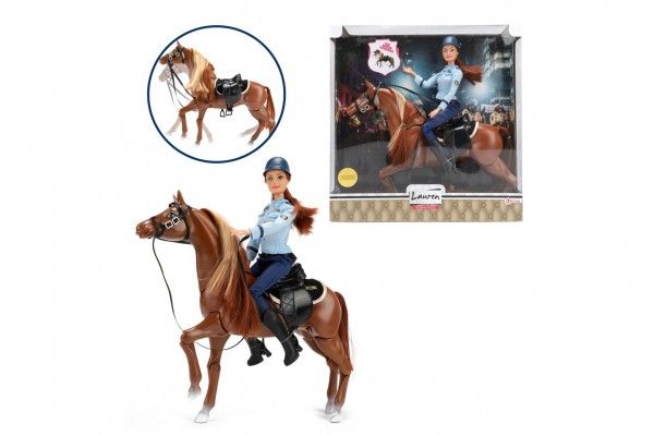 Panenka policistka na koni, 30 cm