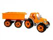Traktor s vlekem plast 53cm na volný chod