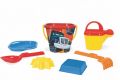 Sada na písek 7 ks Plamínek a čtyřkoláci/Blaze plast v síťce