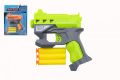 Pistole na pěnové náboje s přísavkami 3ks plast 12x14cm 2 barvy na kartě