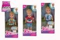 Panenka/Panáček Kiki Anlily kloubová 12cm plast pevné tělo