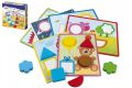 Teddies dřevěná vkládačka - tvary a barvy