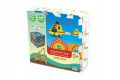 Teddies Pěnové puzzle Dopravní prostředky, 8 ks