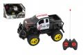Policejní auto na dálkové ovládání, plast, 16 cm, od 3 let