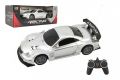 Auto na dálkové ovládání, stříbrné, plast, 20 cm, od 6 let