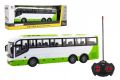 Autobus RC na dálkové ovládání plast 27MHz 32cm na baterie se světlem v krabici 42x15x11cm