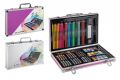 Sada na malování - Art box kreativní sada 79ks v hliníkovém kufříku ve fólii 37x24x5cm