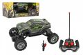 Auto RC buggy svítící ve tmě 21cm plast 49MHz na baterie + dobíjecí pack v krabici 30x12x15cm
