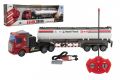 Auto/Kamion RC s cisternou plast 36cm 27mHz na baterie + dobíjecí pack se světlem v krab. 51x15x9cm