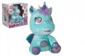 Můj interaktivní jednorožec plyš 25cm modrý na baterie se zvukem v krabici 26x29,5x19cm 18m+