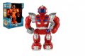 Robot bojovník chodící plast na baterie se světlem se zvukem