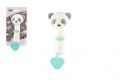 Pískátko/kousátko medvěd panda plyš 21cm na kartě v sáčku 0+