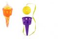 Catch ball hra/chytání míčku plast 16cm + míček  v síťce