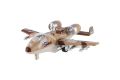 Bojové letadlo na zpětné natažení, kov/plast, 15 cm