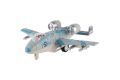 Bojové letadlo na zpětné natažení, kov/plast, 15 cm