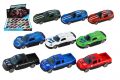 Auto mini sportovní 7 cm, na volný chod, kov/plast
