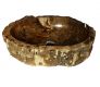 Kamenné umyvadlo ze zkamenělého dřeva 30–40 cm