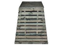 Dřevěný kompostér 800 L pyramida - česká výroba, zelený