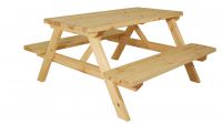 Zahradní set piknik - bez povrchové úpravy - 150 cm