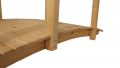 Zahradní dřevěný most bez povrchové úpravy - 248 cm