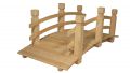 Zahradní dřevěný most - bez povrchové úpravy - 149 cm