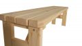 Zahradní dřevěná lavice bez opěradla Darina - bez povrchové úpravy - 150 cm