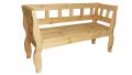 Zahradní RETRO lavice bez povrchové úpravy - 157 cm