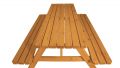 Zahradní set piknik - s povrchovou úpravou - 200 cm - VEVERKA