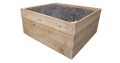 Dřevěný vyvýšený záhon z modřínu, 94 x 86 x 42 cm