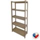 Dřevěný bukový regál 5 polic 173×70×33 cm, česká výroba