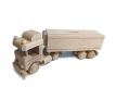 Dřevěný kamion s pokladničkou, 33 x 7 x 12 cm