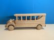 Dřevěný autobus, 30 x 10 x 12 cm