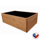 Dřevěný vyvýšený záhon COMFORT 125×78×41 cm, smrk
