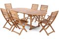 Set zahradního nábytku Oval Cross pro 6 osob